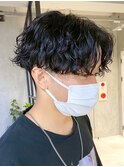 心斎橋メンズ波巻きパーマツイストスパイラルパーマルーズパーマ