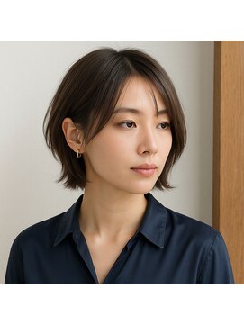 スープレックス ヘアーデザイン(SOUPREX HAIR DESIGN) エレガント艶ショートボブ　20代 30代 40代 50代 60代　髪質改善