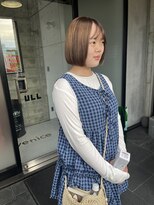 ソユ(so⊆)&nbsp;顎ラインボブ×ハニーベージュカラー