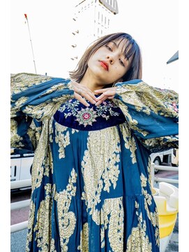 レゴ(REGO) #小顔黒髪クラゲヘアーオリーブグレーココアベージュ