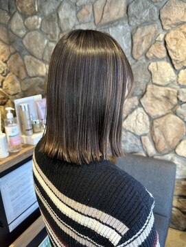 ラック(LUCK) ハイライト/船橋/くすみベージュ/細めハイライト