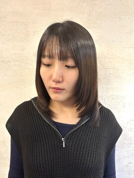 フェイバー 警固店(FAVOR) レイヤーも映える地毛風髪質改善ストレート★