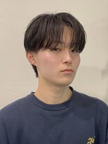 ビューエヒメ(VIEW EHIME)&nbsp;韓国風センターパートシースルーバングメンズ透明感カラー