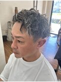 白髪ぼかしツイスパ