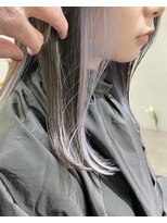メゾンドイギー(MAISON de IGGY)&nbsp;インナーカラー/ホワイトラベンダー/ケアブリーチ