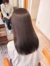 【大参指名】カット+縮毛矯正or酸性ストレート+1stepTr