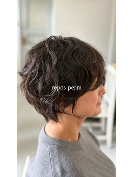 ルポ(repos)の写真/スタイリストの実力が問われるショートカットもお任せ!女性ならではの視点でお客様の<なりたい>を叶える♪
