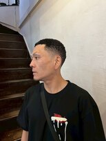 ビーバイエイトジェンツ(Bee by EIGHT GENTS)&nbsp;波巻きツイストスパイラル/リバースセンターパート/心斎橋