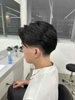 テンション(tension) メンズテーパーフェードカットニュアンスパーマ札幌駅大通駅