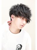 NKO刈り上げ前下がりマッシュワイルドビジカジツーブロック