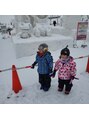 グランアズーリ(GRAN AZZURRI)&nbsp;☆2020雪まつり☆初めての雪に感動　　＼(^o^)／