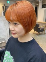 ソイ 下北沢(soi)&nbsp;ショートボブ　オレンジベージュ