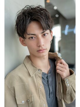 ケアリー 武蔵小杉(Carelly) AUSTIN メンズアップバング×束感ショートマッシュ