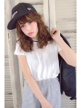 サングース(Sungoose) Sungoose カーキグレージュ大人かわいいフェザーバング