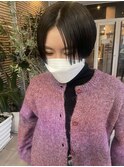 天神/大名/ショート/ラインショート/ダークグレー
