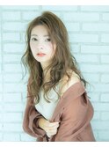 【柴田彩香】癖毛風ウェーブ☆アンニュイセミウェットセミロング