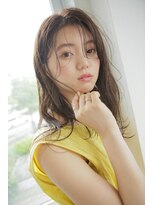 ヘアーズベリー 淡路店(hairs BERRY)&nbsp;BERRY/オーガニックカラー/美髪/セミロング/ゆるふわ