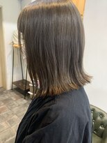 ブロンド(Blonde.)&nbsp;切りっぱなし/オリーブカラー/オリーブベージュ/マットブラウン