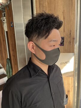 アヴァンス 天王寺店(AVANCE.) MEN'S HAIR フェード×サイドパート×ツイスト