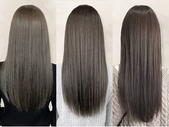 ヘアースタジオ アール(Hair Studio R)の写真/クセのお悩み解決します♪シアバター縮毛矯正で1人1人の理想や髪の状態に合わせまとまりのあるツヤ美髪に♪