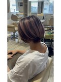 ピンクバレイヤージュ