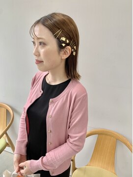 ヘアー アイス 御器所本店(HAIR ICI) お呼ばれアレンジ♪20代30代40代大人可愛いタイトヘア