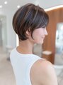 バレット 志木店(VALLET) 襟足すっきり丸みのあるショートボブ。