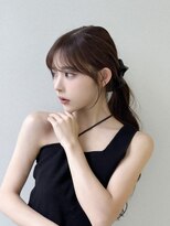 コア 銀座(COA) ハッシュカット/フルバング/似合わせカット/レッドブラウン/銀座