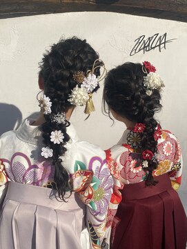 ザザ(ZAZA) 卒業式ヘアアレンジ
