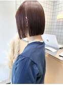 切りっぱなし_タッセルボブ_ミニボブ