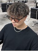 ツイストスパイラルパーマメッシュマッシュ刈り上げツーブロック