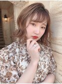 ミルクブラウン/ダークパープル/ナチュラルショート/夏/上尾