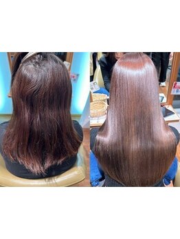 クセ毛・うねり・広がり…ノンダメージの縮毛矯正でお悩みを改善！自然な仕上がりが人気の秘密☆