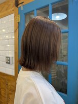 デイズ(DAYS)&nbsp;ブリーチなしダブルカラー　シアベージュ　ミディアムボブ