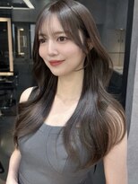 ロンドアヴァントゥス 池袋(Lond aventus)&nbsp;ミニウルフレイヤーカット顔周りカット前髪カット韓国ロング池袋