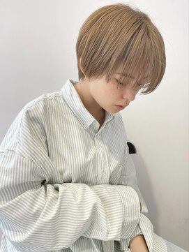 ソト 銀座(soto.) ハイライトカラー/くびれヘア/レイヤーパーマ/ミニボブ[銀座]