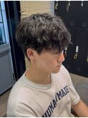 STYLE藤沢メンズカット黒髪ルーズパーマ