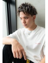 ケアリー 練馬(Carelly)&nbsp;ツイストパーマ七三オールバックマッシュウルフスリークショート