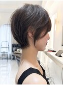 丸みショート/ショート/ハイライト/ショートボブ/ボブ