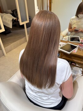 スペックホルダーミミ(Spec Holder mimi) ロング×ベージュブラウン9.9デザインカラー