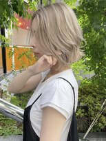 マーシアバイアルティナ 蒲田店(Marcia by artina)&nbsp;ホワイトブロンド/パールベージュ/ヘーゼルグレージュ