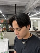 ニコ トウキョウ ロジック(nico TOKYO Logic)&nbsp;メンズセンターパートニュアンスパーマアップバング