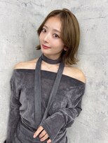 リミットバイアフィナー 大宮店(limit by Afinar)&nbsp;くびれボブ/レイヤーボブ/オリーブベージュ