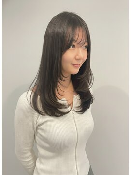 福田/ミディアムレイヤーで大人っぽい可愛さ【西梅田/北新地】