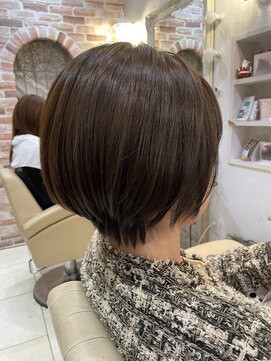 大人ショートボブ