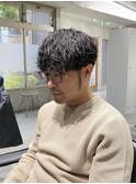 <75>シャドウパーマ/スパイラルパーマ/メンズサロン/メンズ/眉毛