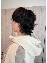 ヘアーリゾートノーブル(Hair Resort Noble) 【ウルフ×シャドウパーマ】サーフカール刈り上げ無造作緩め