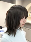 レイヤーボブ/ピンクベージュ/ハイトーン