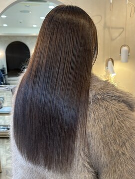 LUVISM 栄店/名古屋/ダブルカラー/ブリーチ/顔周りレイヤー/学割【5月1日OPEN(予定)】 ショコラカラー/ショコラベージュ/ダブルカラー/yuira