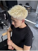 メンズ抜きっぱなしブロンド